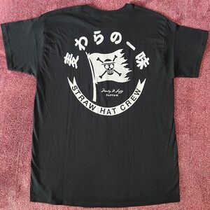 One Piece STRAW HAT CREW graphic t shirt  Size L  READ